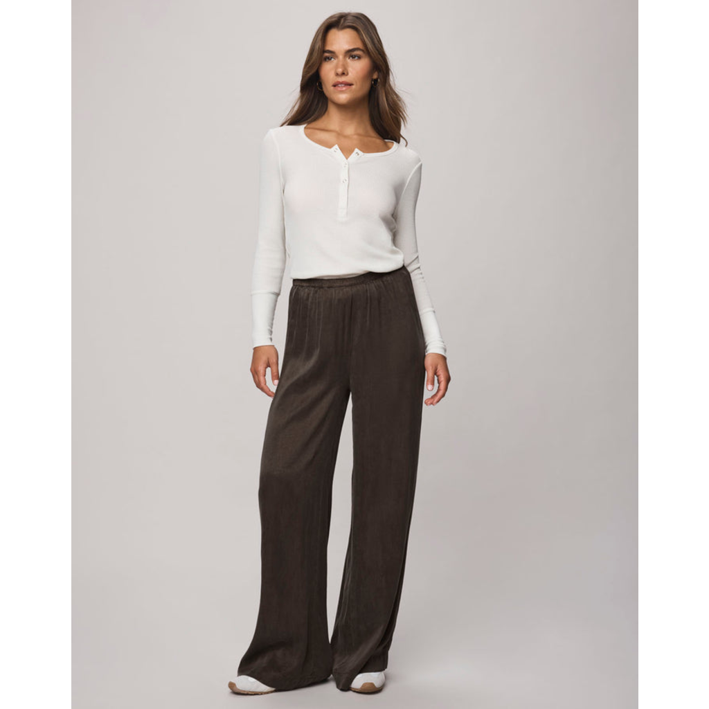 Ladies SPLENDID Splendid Serena Satin Pant