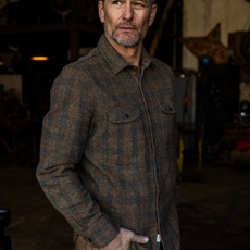 Kato Kato Brace Triple Twisted Plaid 9oz. LS