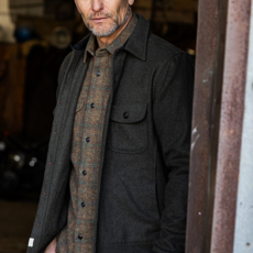 Kato Kato Brace Triple Twisted Plaid 9oz. LS