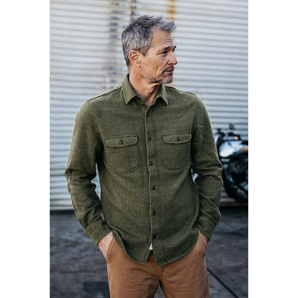 Kato Kato Brace Triple Twisted Plaid 9oz. LS