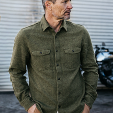 Kato Kato Brace Triple Twisted Plaid 9oz. LS