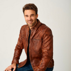 Mauritius MAURITIUS Chopa Distressed Leather Jacket Mauritius MAURITIUS Chopa Distressed Leather Jacket