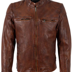 Mauritius MAURITIUS Chopa Distressed Leather Jacket Mauritius MAURITIUS Chopa Distressed Leather Jacket