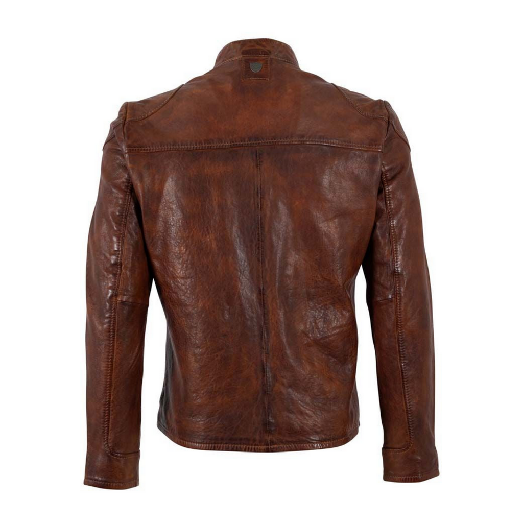 Mauritius MAURITIUS Chopa Distressed Leather Jacket