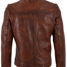 Mauritius MAURITIUS Chopa Distressed Leather Jacket Mauritius MAURITIUS Chopa Distressed Leather Jacket