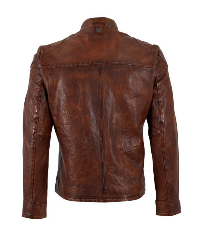 Mauritius MAURITIUS Chopa Distressed Leather Jacket
