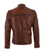 Mauritius MAURITIUS Chopa Distressed Leather Jacket