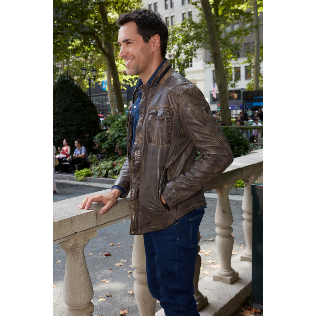 Mauritius MAURITIUS Vintage Cove Leather Jacket