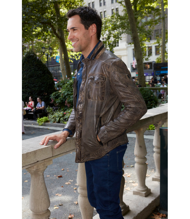 Mauritius MAURITIUS Vintage Cove Leather Jacket