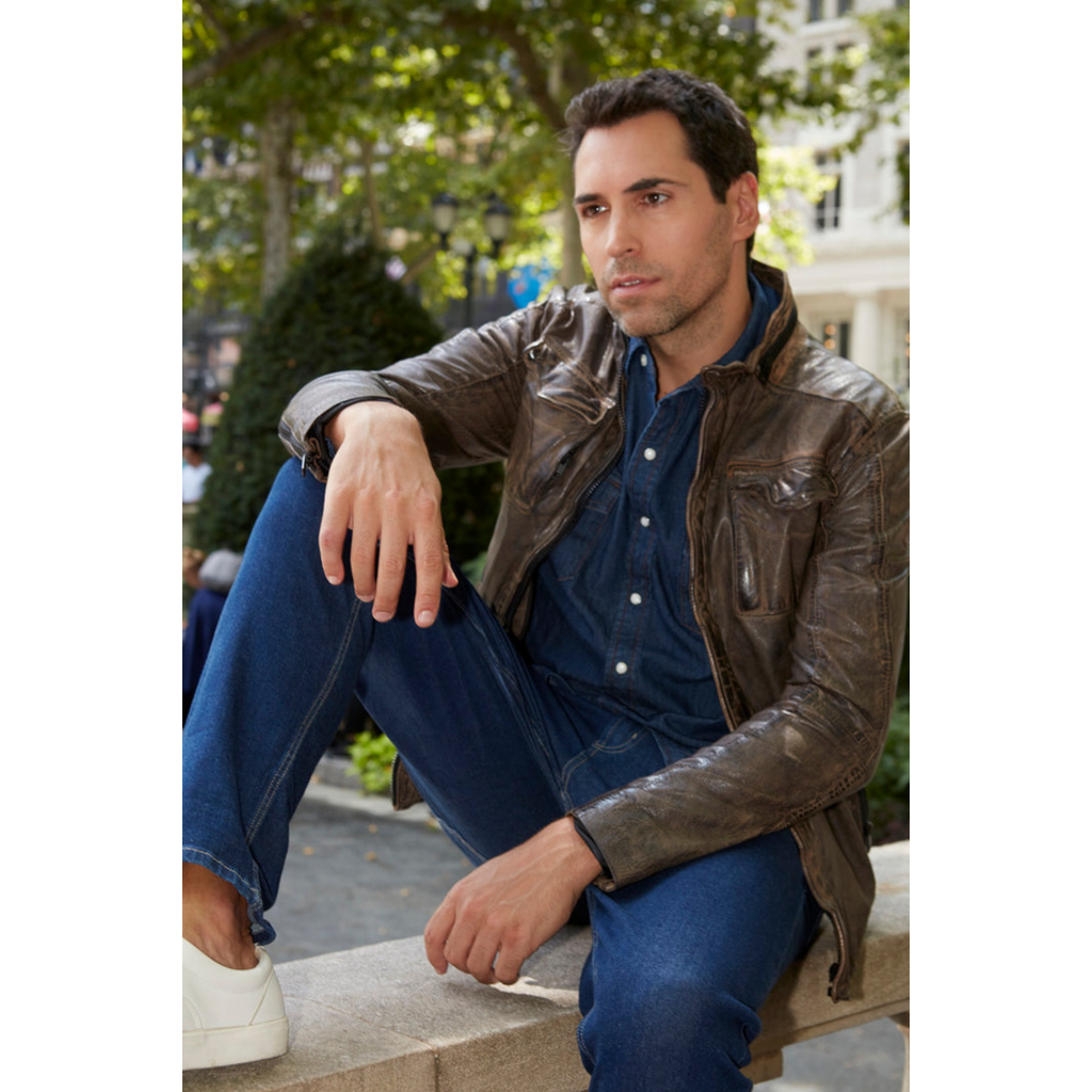 Mauritius MAURITIUS Vintage Cove Leather Jacket