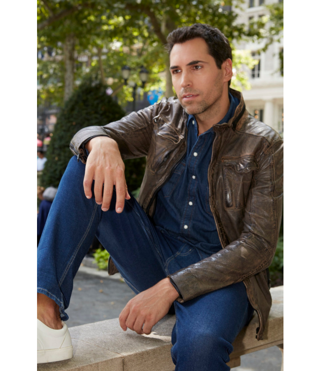 Mauritius MAURITIUS Vintage Cove Leather Jacket