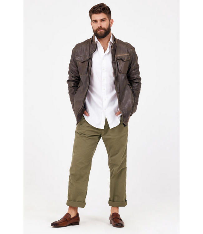 Mauritius MAURITIUS Vintage Cove Leather Jacket