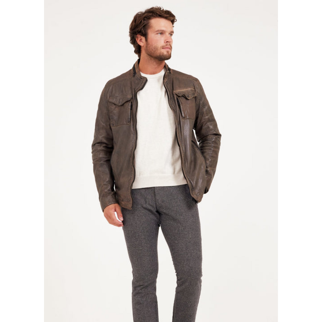 Mauritius MAURITIUS Vintage Cove Leather Jacket