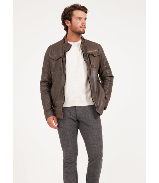 Mauritius MAURITIUS Vintage Cove Leather Jacket