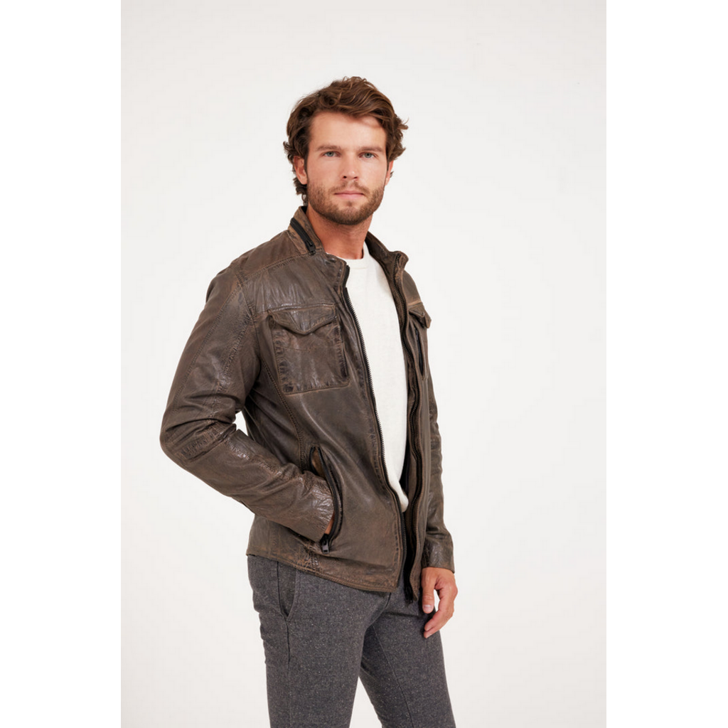 Mauritius MAURITIUS Vintage Cove Leather Jacket