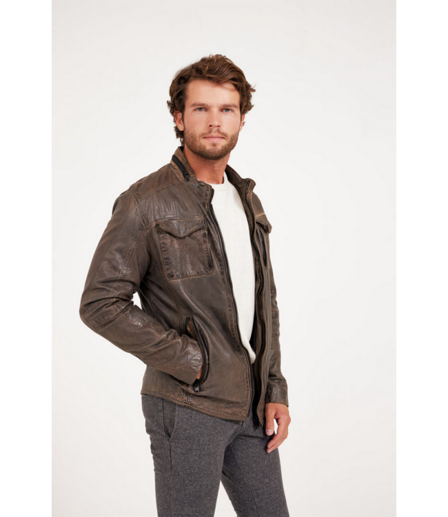 Mauritius MAURITIUS Vintage Cove Leather Jacket