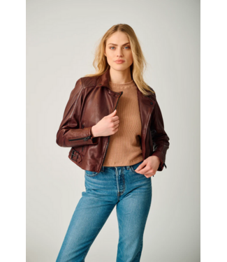 MAURITIUS Bita Crop Moto Jacket