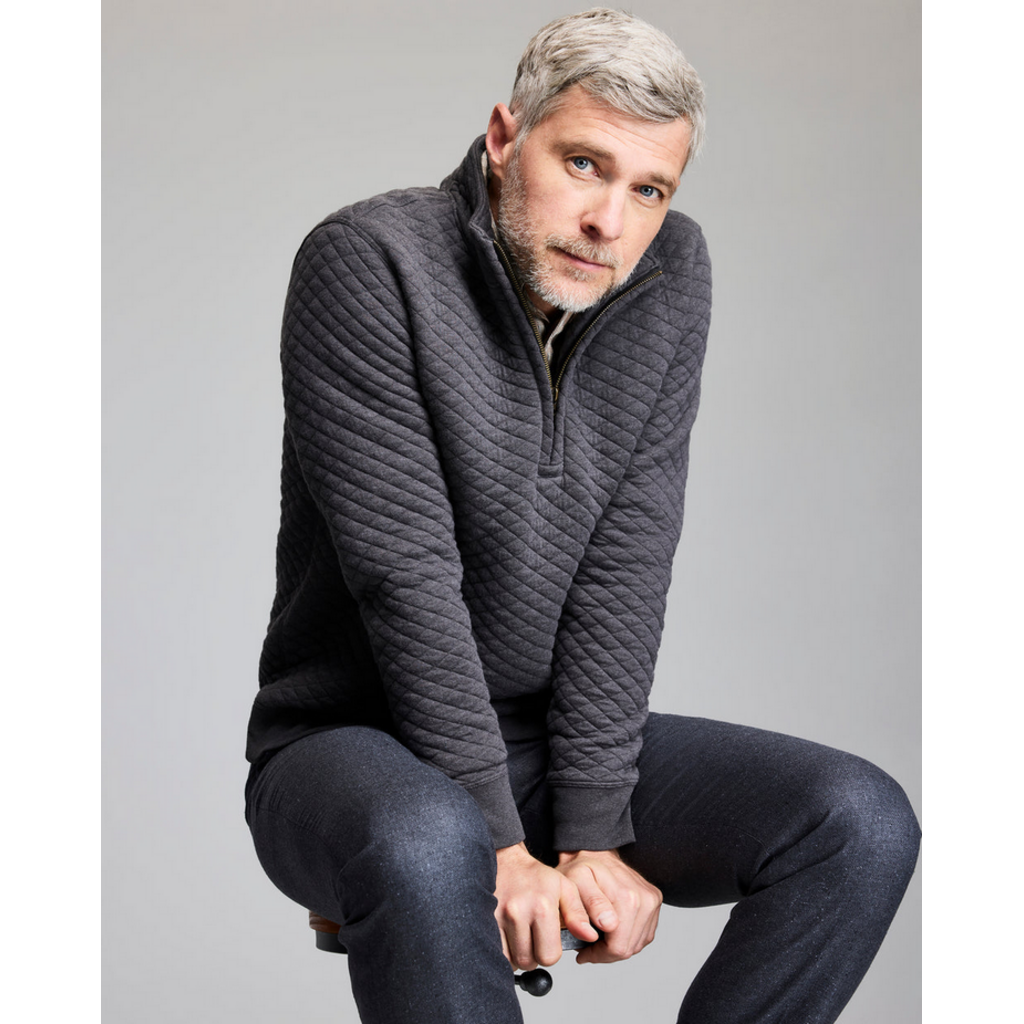 Billy Reid Billy Reid Diamond Quilt Half Zip