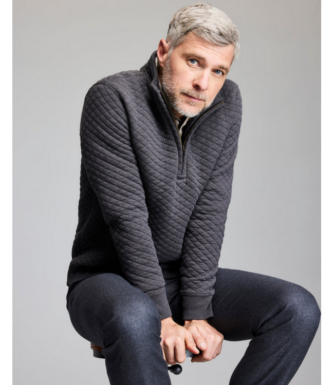 Billy Reid Billy Reid Diamond Quilt Half Zip