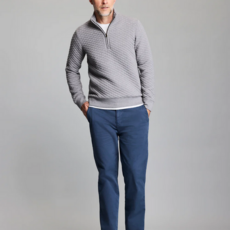 Billy Reid Billy Reid Diamond Quilt Half Zip