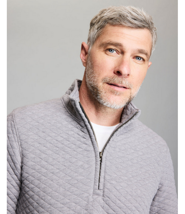 Billy Reid Billy Reid Diamond Quilt Half Zip