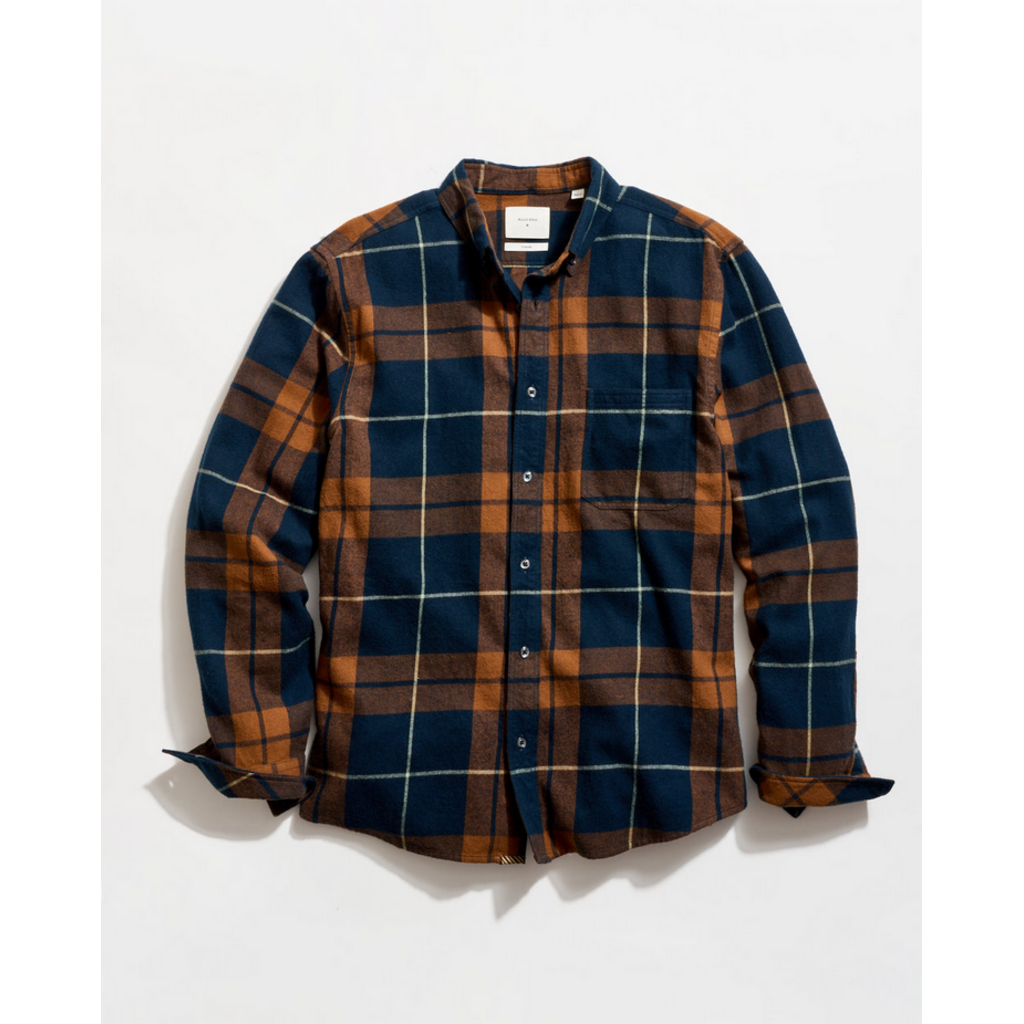 Billy Reid Billy Reid Brushed Bold Plaid BD Shirt