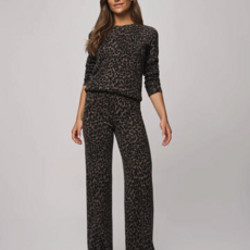 Ladies SPLENDID Splendid Leopard Sweater Pant