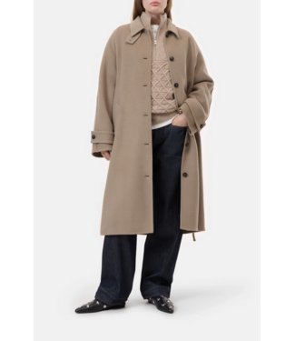 CLOSED Belted Wool Coat