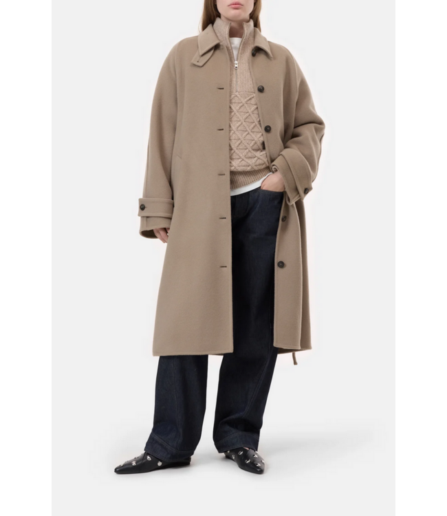 CLOSED Belted Wool Coat