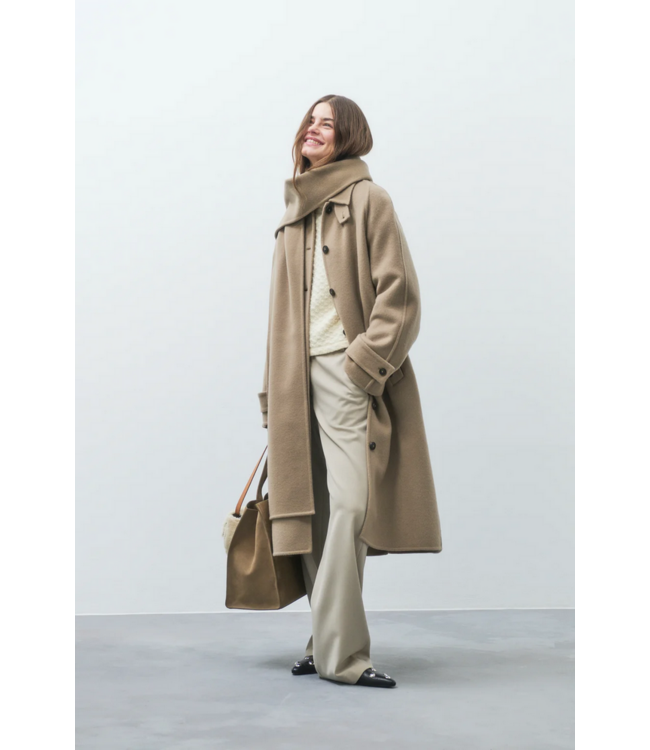 CLOSED Belted Wool Coat
