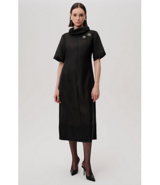 Ladies EXQUISE EXQUISE JailynLong Sleeve High Neck Dress