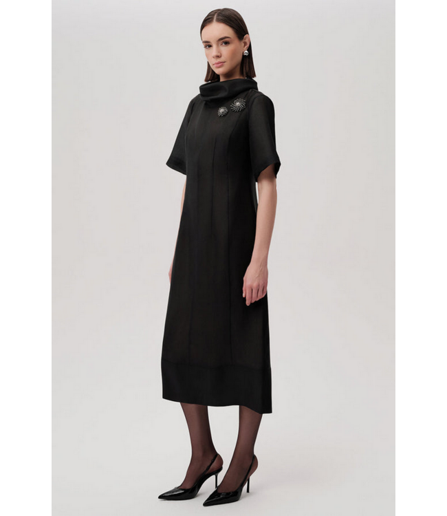 Ladies EXQUISE EXQUISE JailynLong Sleeve High Neck Dress