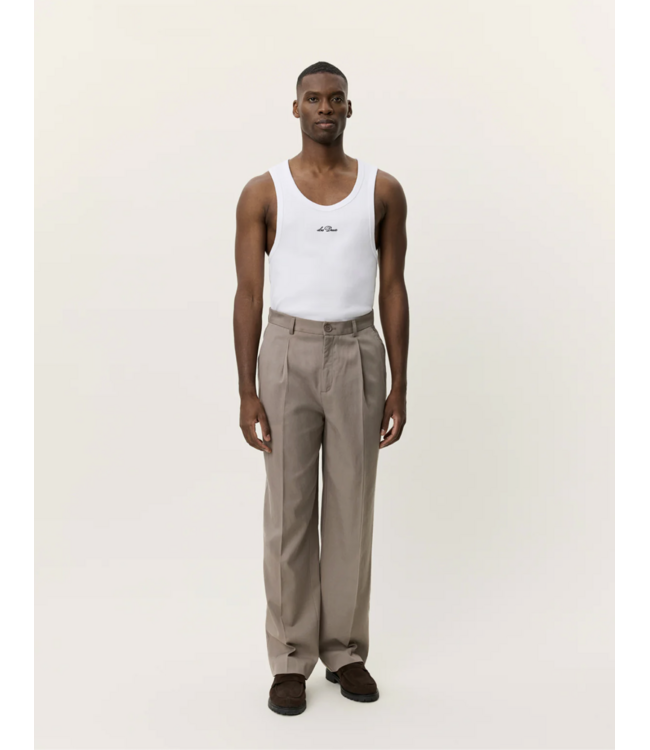 LES DEUX Les Deux Reece Pleated Twill Suit Pant