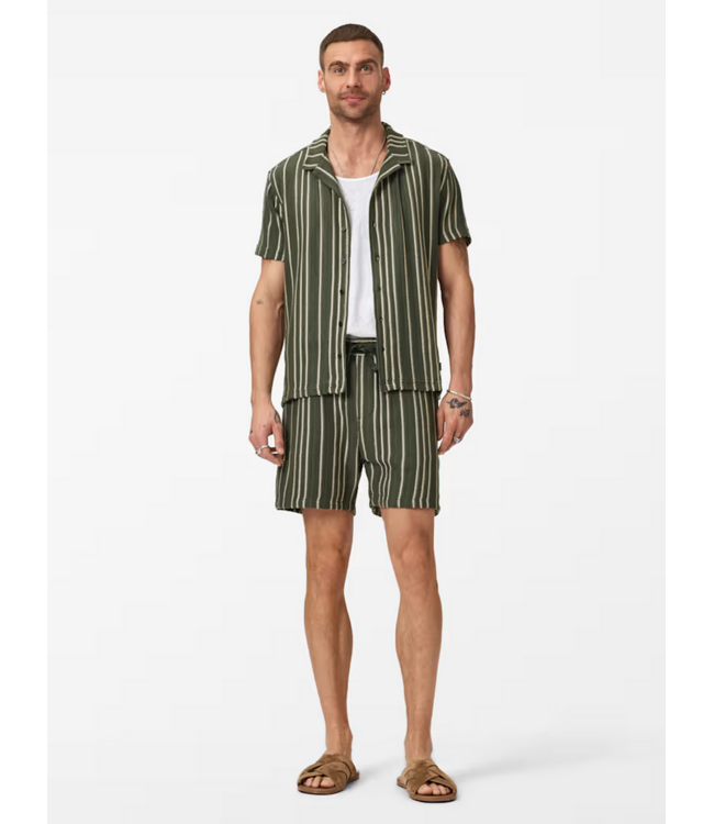 John Varvatos John Varvatos Everson Texture Stripe Short