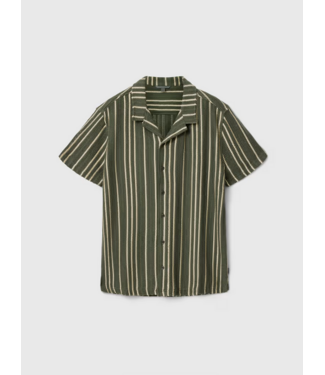 John Varvatos John Varvatos Elias Texture Stripe Camp Shirt