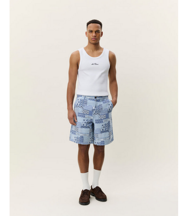 LES DEUX Les Deux Patchwork Jacquard Short