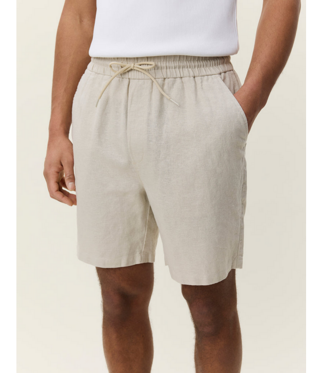 LES DEUX Les Deux Drawstring Linen Short