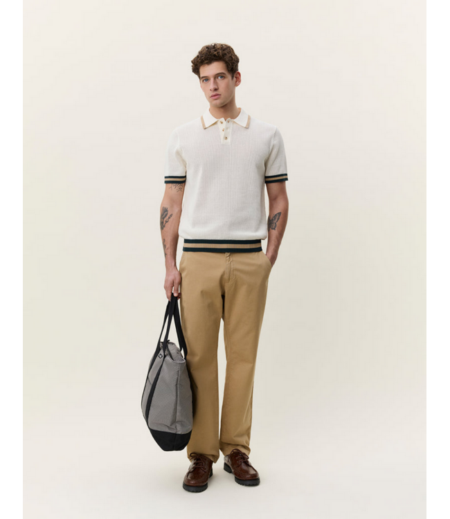 LES DEUX Les Deux Lace Knit Polo