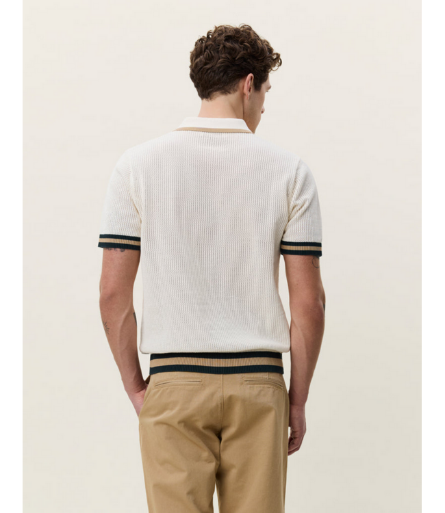 LES DEUX Les Deux Lace Knit Polo