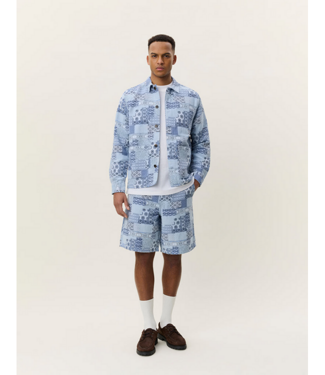 LES DEUX Les Deux Patchwork Jacquard Jacket