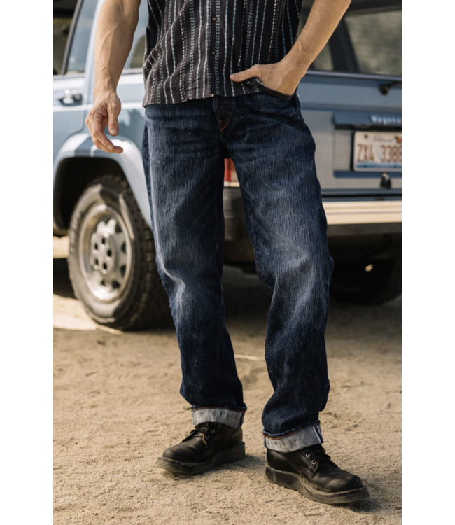 Kato The Barrel Classic Straight 17oz Monster Slub Indigo