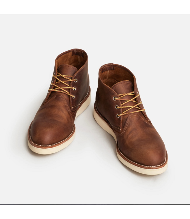 Red Wing Shoe Company Red Wing Work Chukka in Copper Rough & Tough Leather