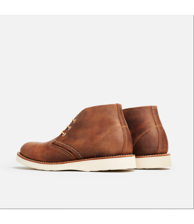 Red Wing Shoe Company Red Wing Work Chukka in Copper Rough & Tough Leather