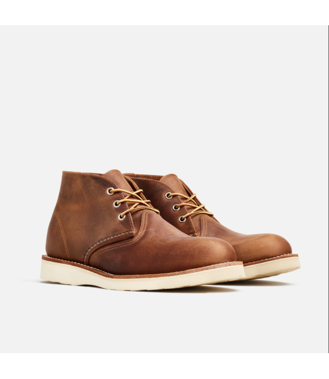 Red Wing Shoe Company Red Wing Work Chukka in Copper Rough & Tough Leather