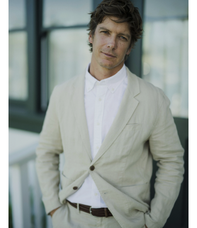 Grayers America Inc. Bal Harbour 2 Button Linen Blazer