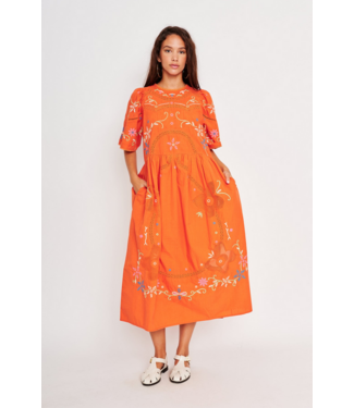 Ladies  DRA dRA Embroidered Palm Dress