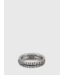 John Varvatos John Varvatos Notched Texture Silver Twist Ring
