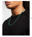 John Varvatos John Varvatos Turquoise Bead Brass Clasp Necklace
