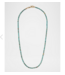 John Varvatos John Varvatos Turquoise Bead Brass Clasp Necklace