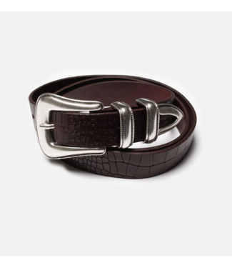 Nudie Jeans Co. Nudie Western Faux Croco Belt